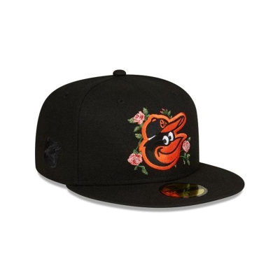 Sapca New Era Baltimore Orioles MLB Bloom 59FIFTY Fitted - Negrii